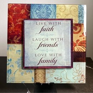 Faith Friends Family Decorative Wall Art
